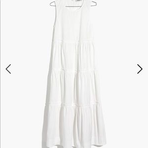 Madewell Cattail Tiered Dress